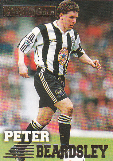 Peter Beardsley Newcastle United 1996/97 Merlin's Premier Gold #106